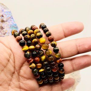 6mm TIGERS EYE BRACELET
